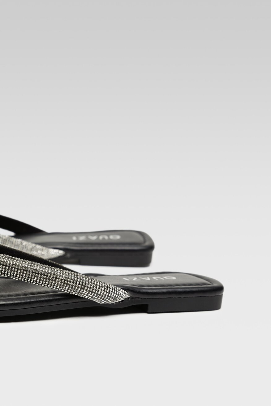 Klapki Quazi LS5521-02 Czarny