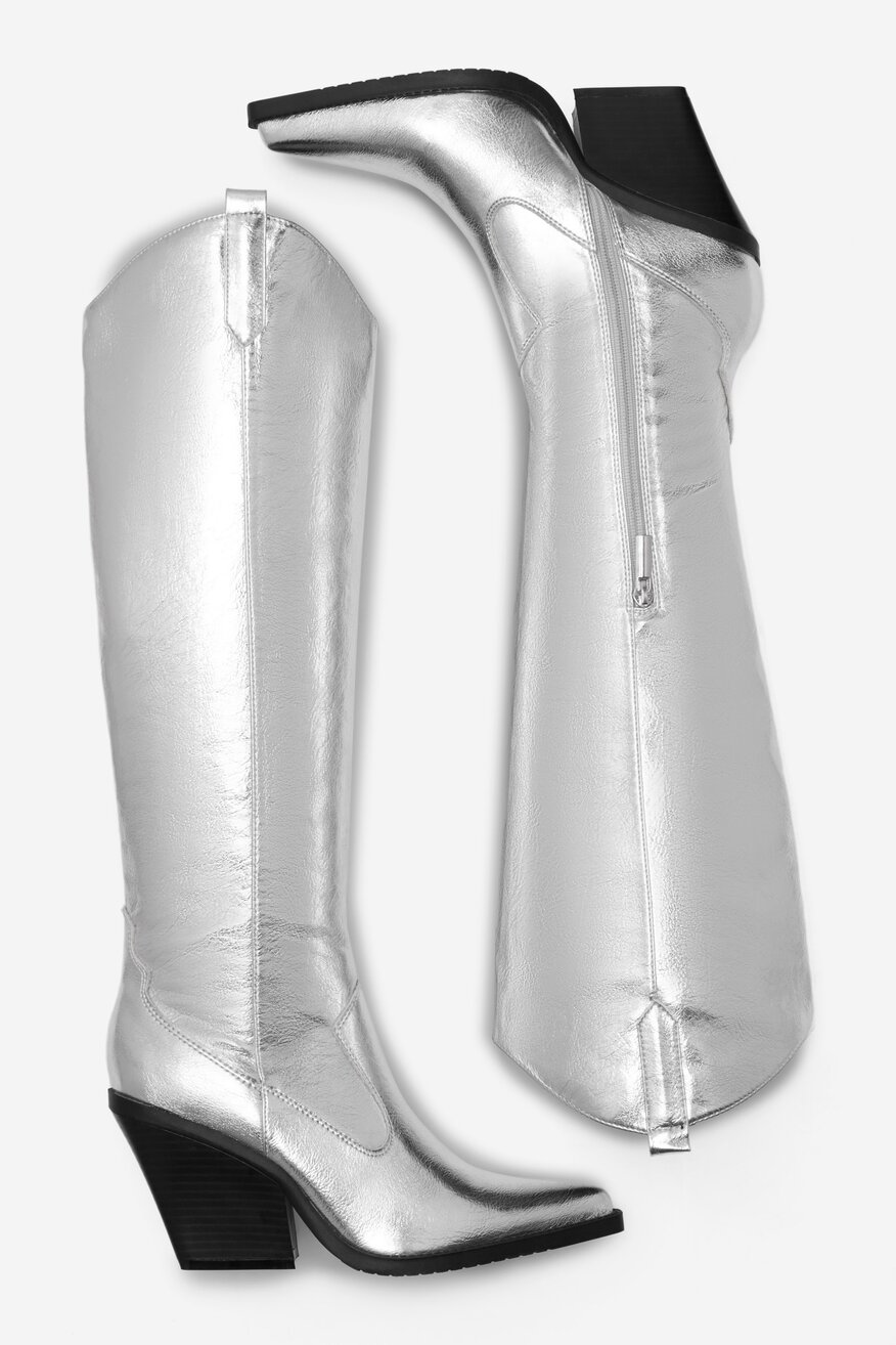 Kozaki Jenny Fairy LS5841-07-2 ALEXIS Srebrny