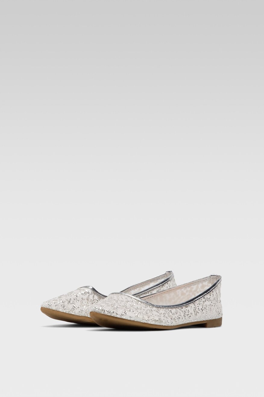 Baleriny Jenny Fairy KL-0911-01 Srebrny