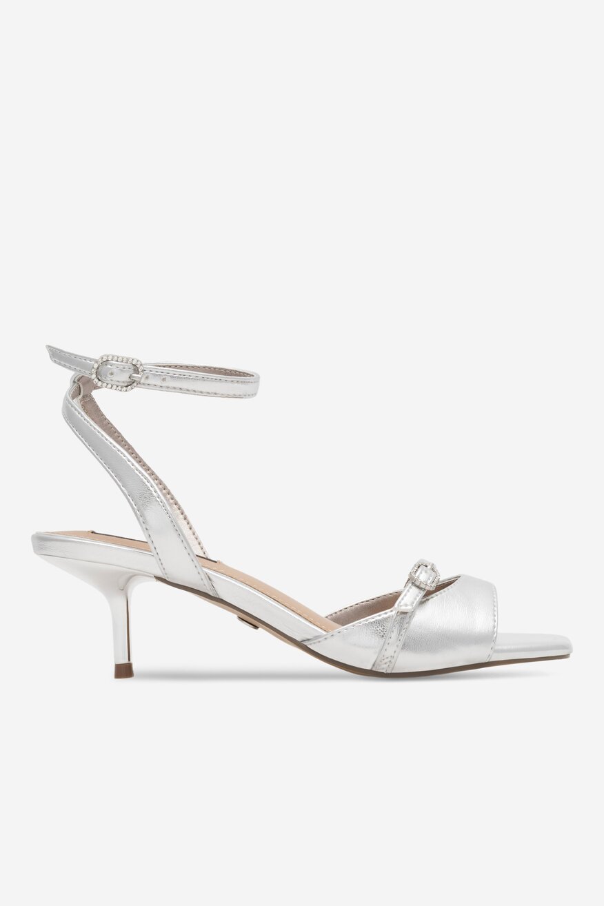 Sandały NINE WEST FEROZA BYCCC02 Srebrny