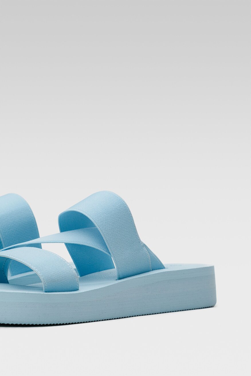 Klapki Bassano WSS20446-06 Niebieski