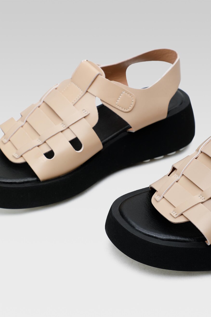 Sandały Jenny Fairy WS116-05 Beżowy ciemny