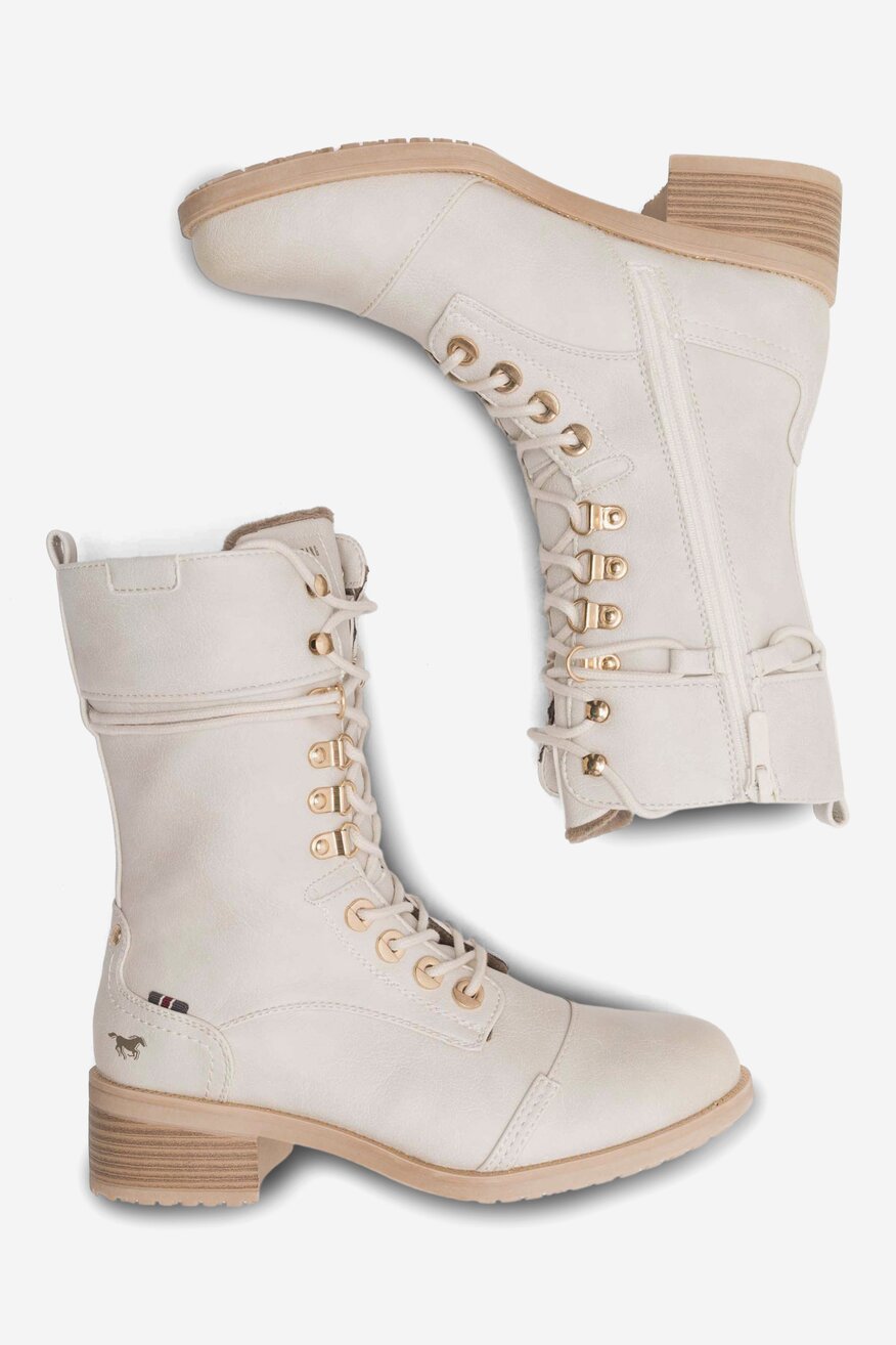 Trzewiki Mustang 1402-501 Biały