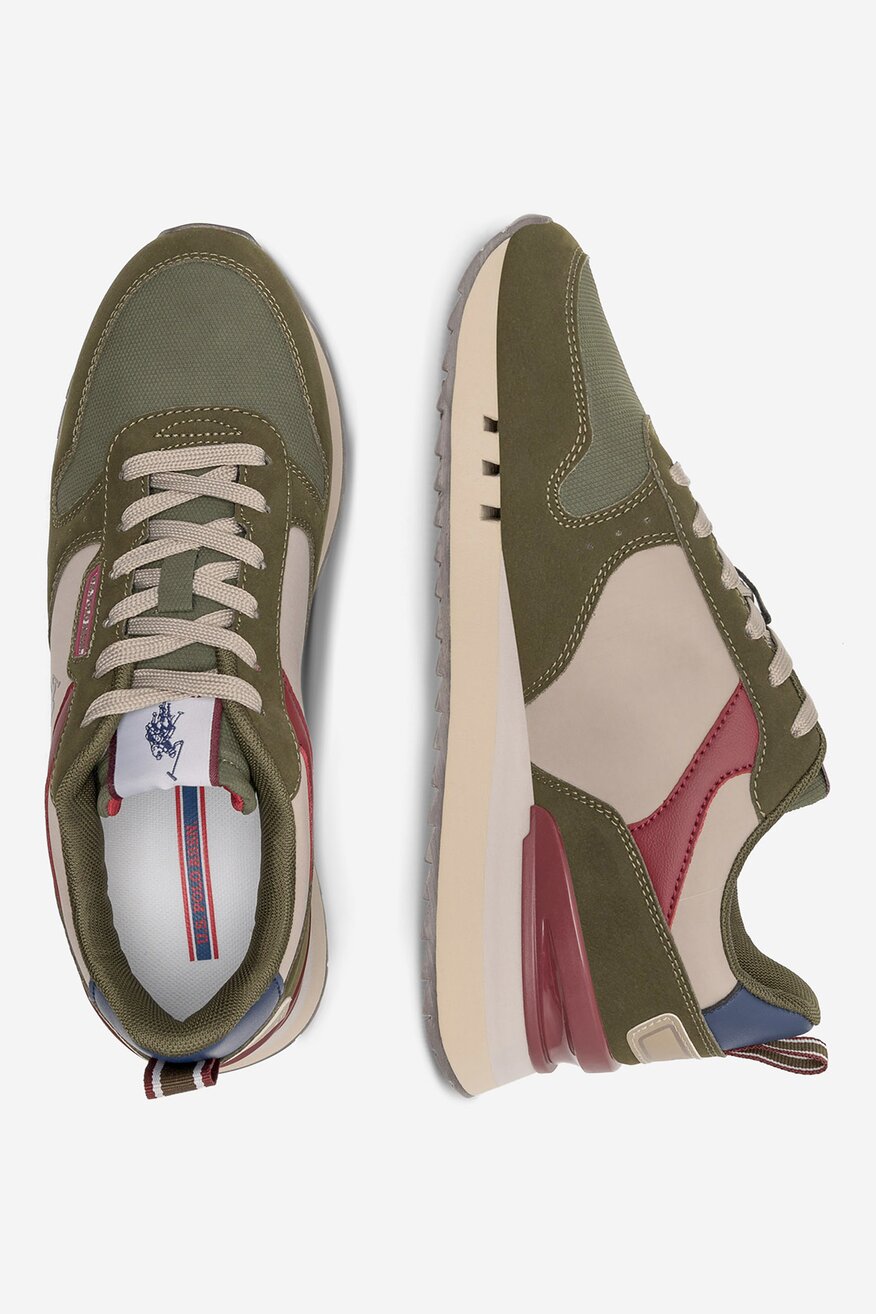 Sneakers U.S. POLO ASSN. BUZZY001M/CNU1 Oliwkowy
