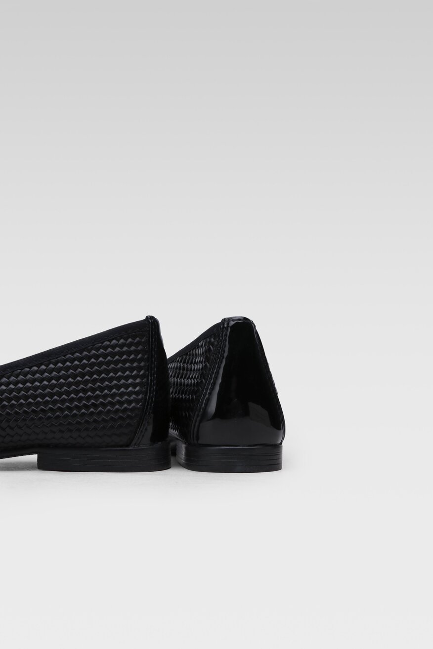 Baleriny Sarah Karen RST-ELENA-03 Czarny