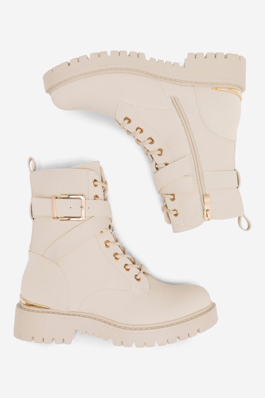 Trzewiki DeeZee HERMIA H58022-1A Beżowy