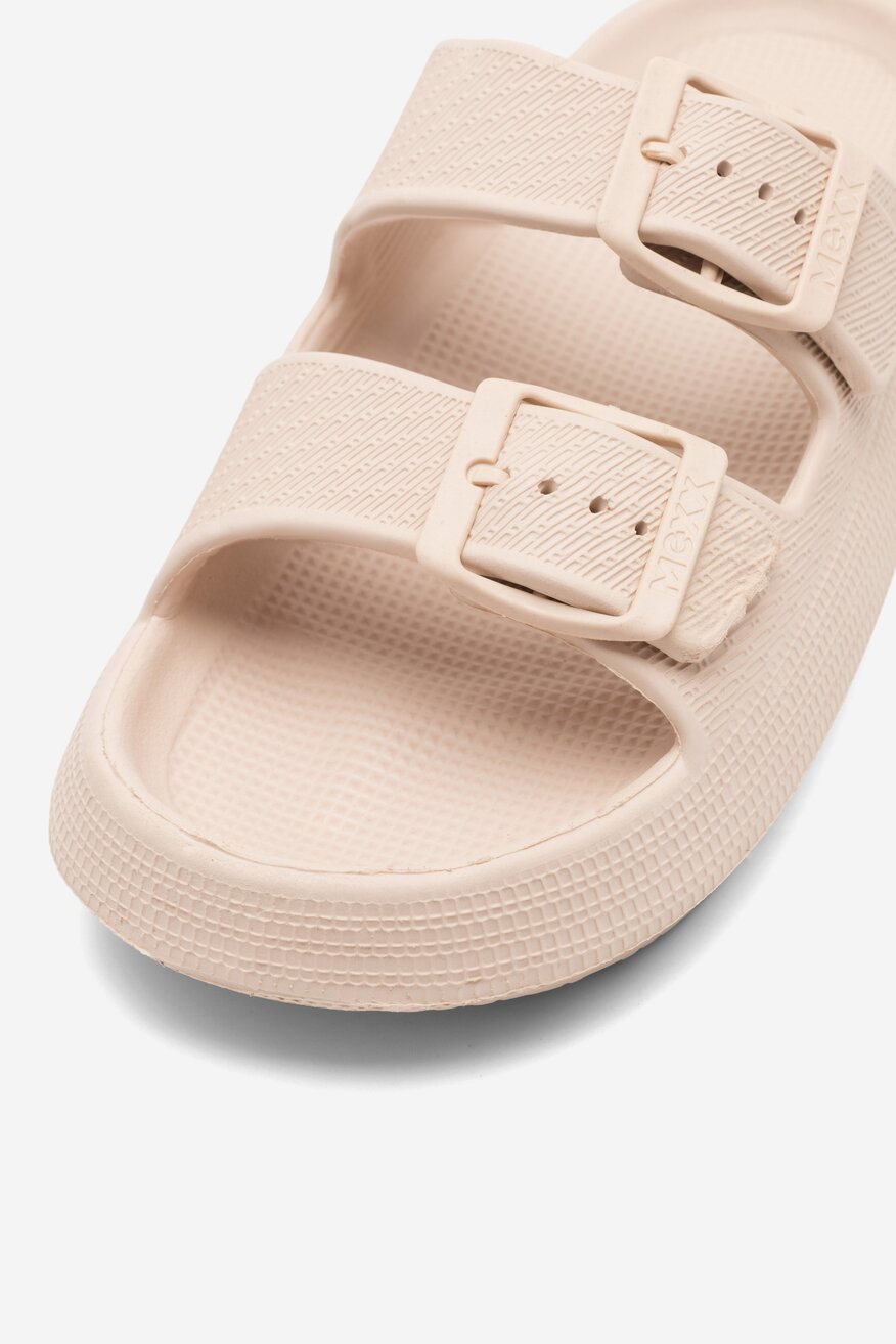 Klapki Mexx MXC007101W Kremowy