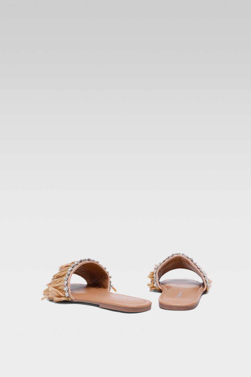 Klapki Bassano 23961 Brązowy jasny