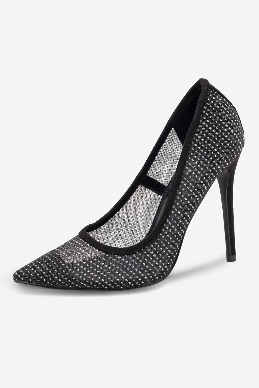 Czółenka DeeZee JENNIFER KL-HT92831-78 Czarny