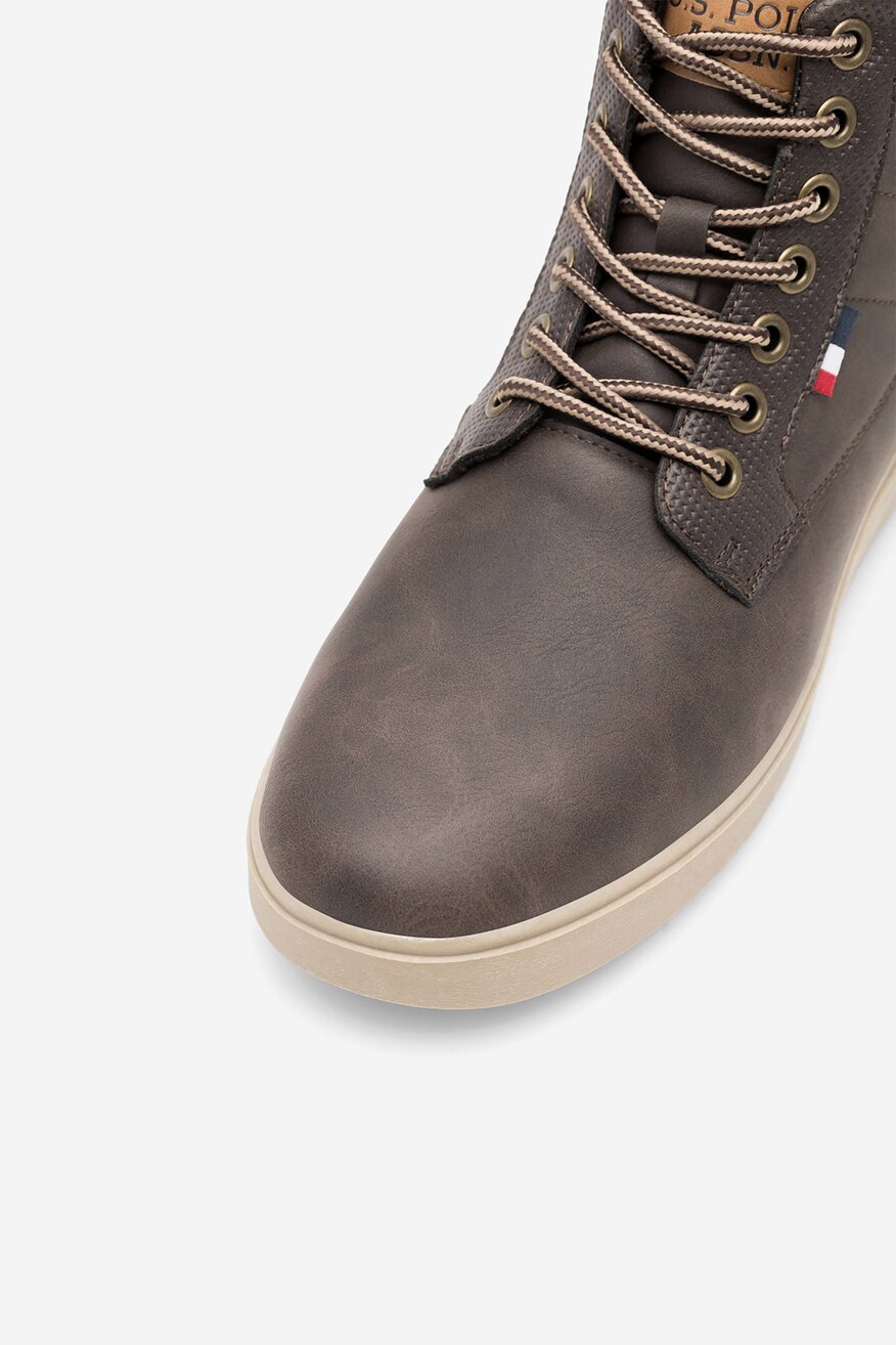 Sneakers U.S. POLO ASSN. HOOVER001M/CUY1 Brązowy ciemny