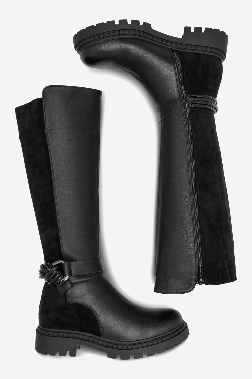 Kozaki Clara Barson DIANA SWS6102-06 Czarny