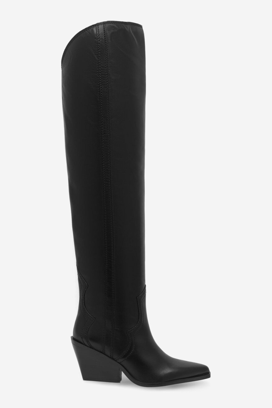 Kozaki Badura AMADORA-110435 Czarny