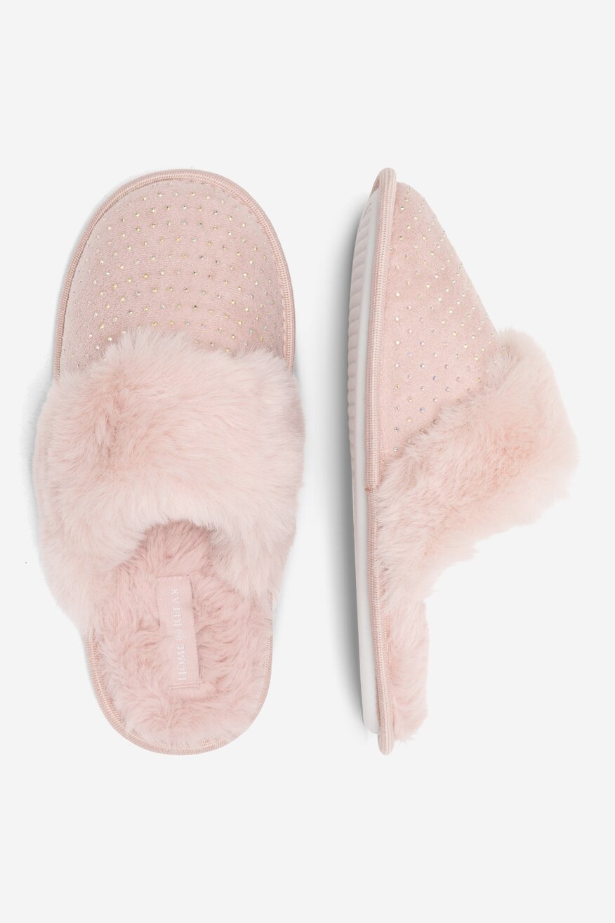 Kapcie Home&Relax NA23-10-005 Różowy jasny