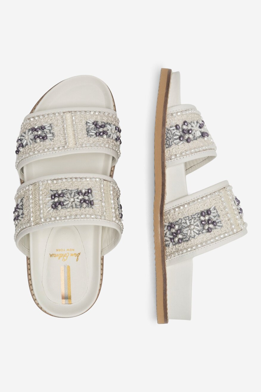 Klapki SAM EDELMAN I2880L1100 Biały