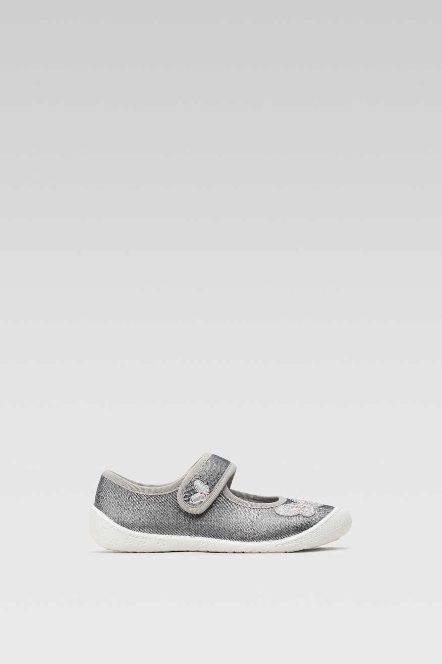 Kapcie MB 4R3/17-28POIR Srebrny