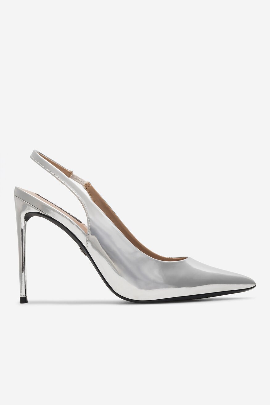 Czółenka NINE WEST AYANA ZL22045-1CC Srebrny