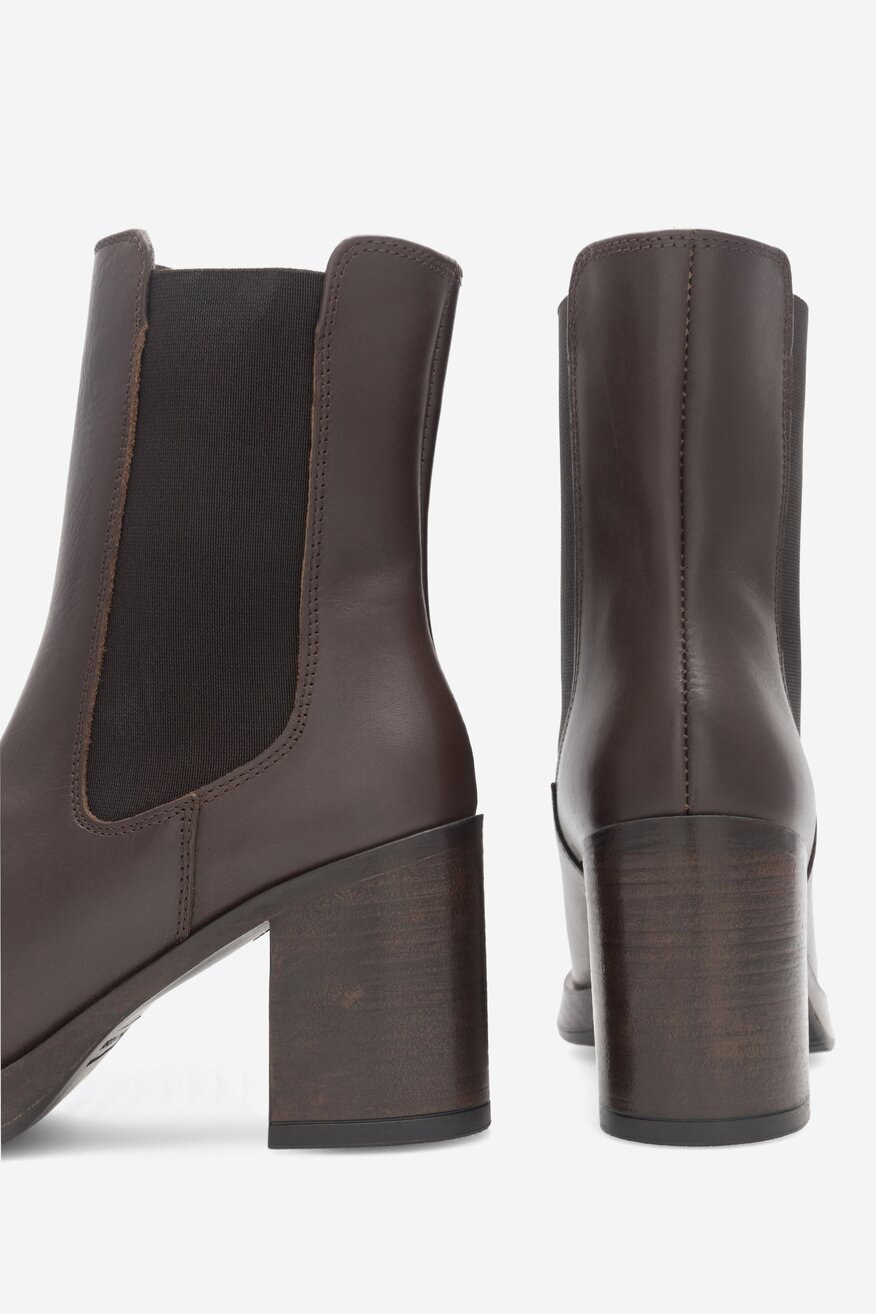 Botki Gino Rossi CELANO-22740NB Brązowy ciemny