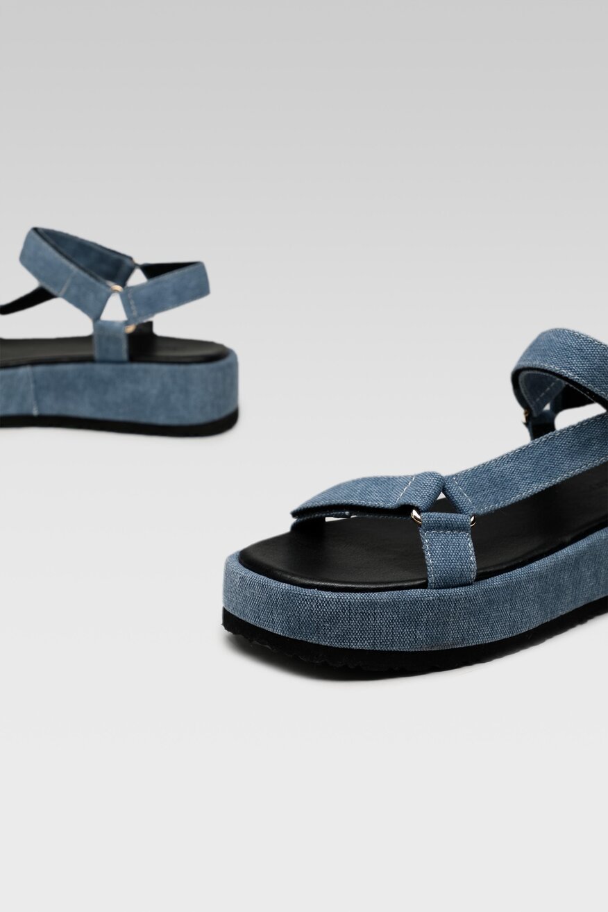 Sandały Jenny Fairy MARINA WS108-14 Jeansowy