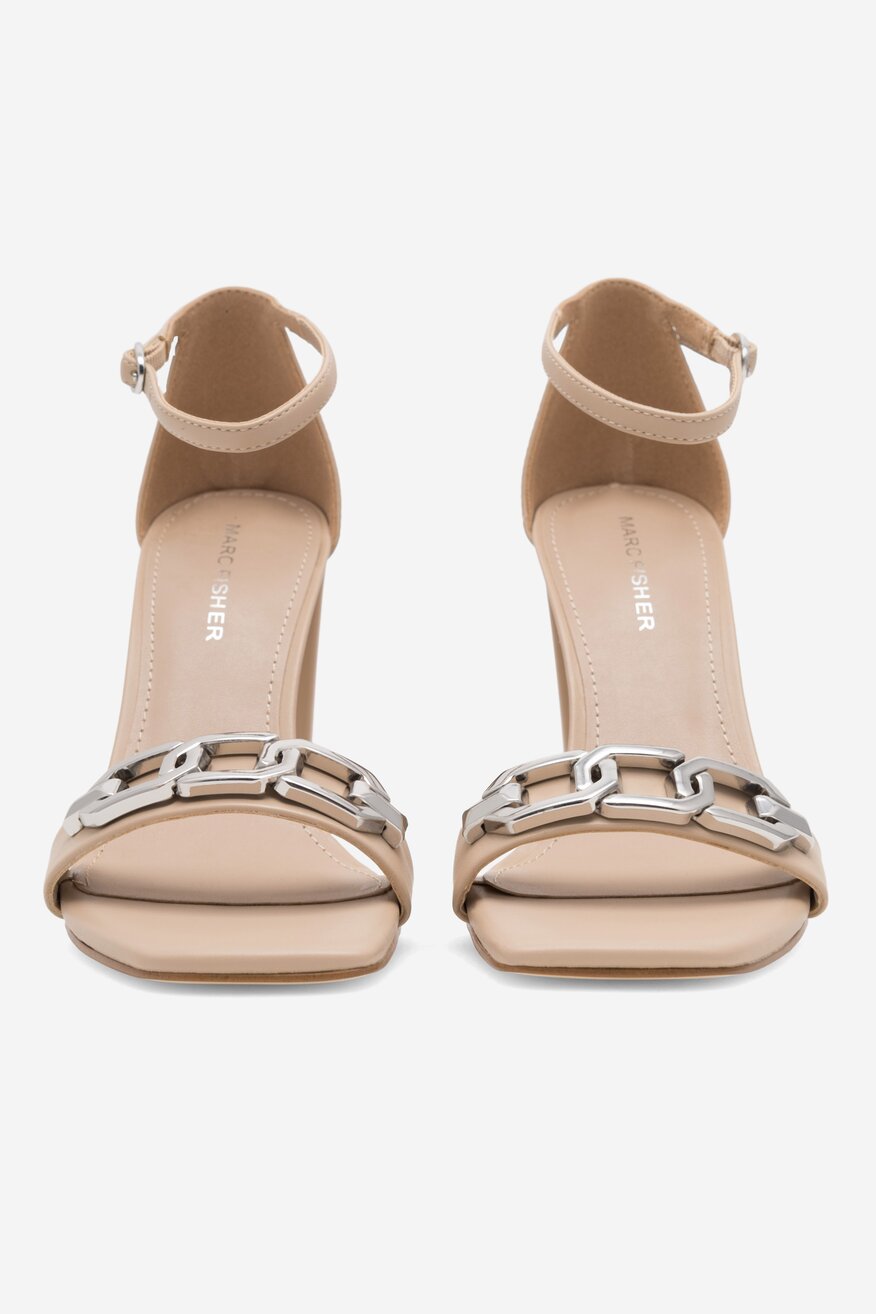 Sandały MARC FISHER F-WINNIA LNA01 Beżowy jasny