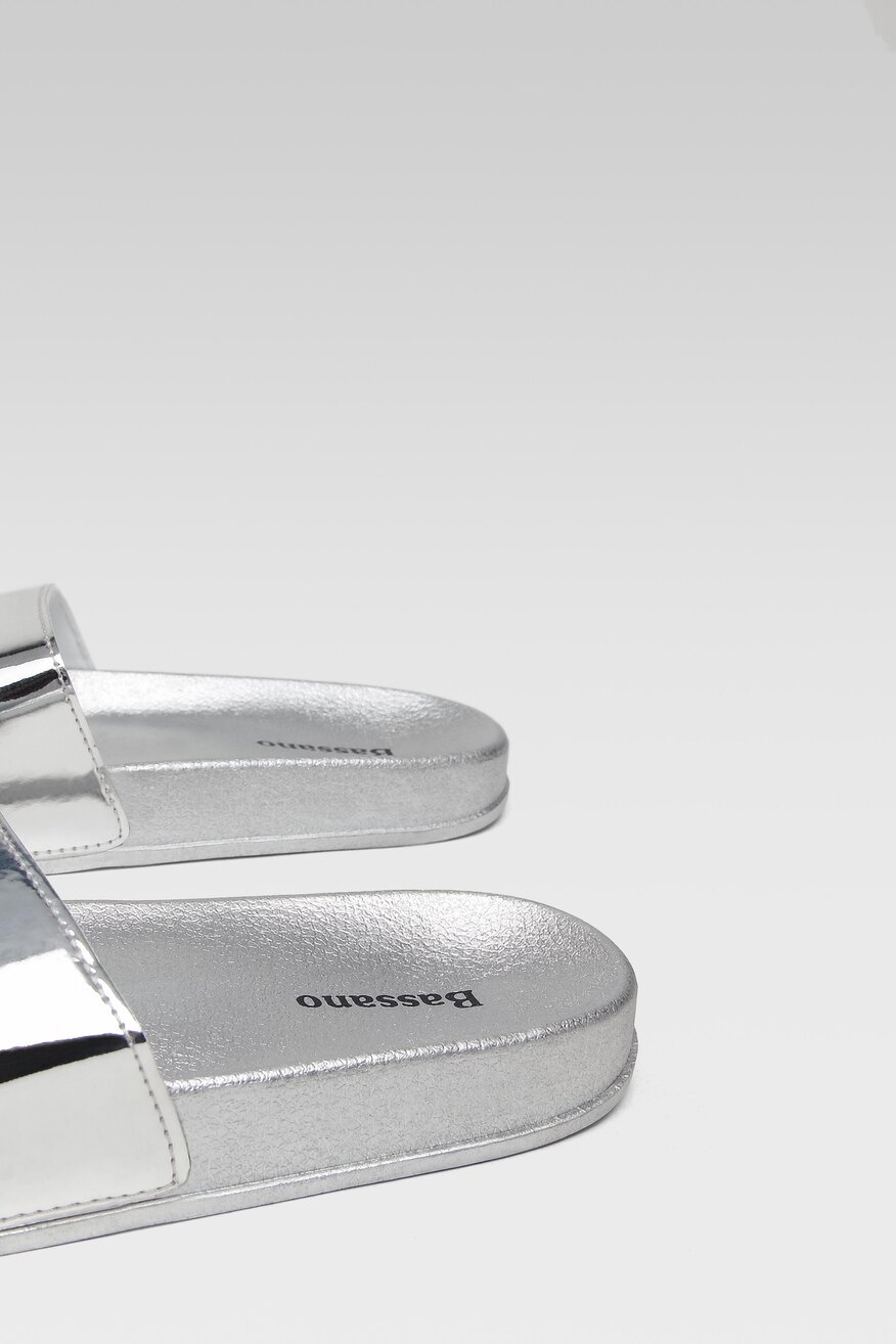 Klapki basenowe Bassano 55223 Srebrny