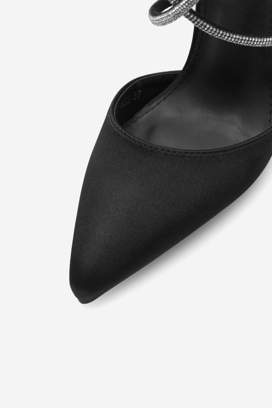 Czółenka DeeZee LARA KL-HH4785-62S Czarny