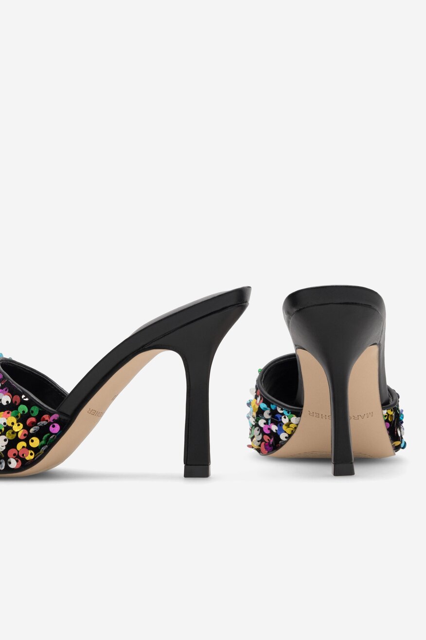 Klapki MARC FISHER F-DANRIA3 BLK01 Czarny