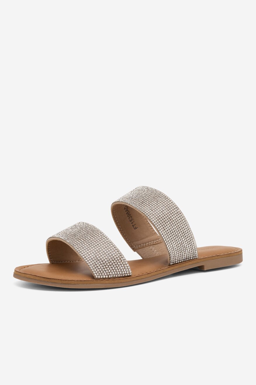 Klapki Jenny Fairy MINA FT15398AD-255 Srebrny