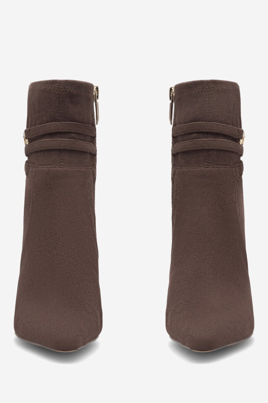 Botki NINE WEST LUBENA ZL23003CC Brązowy