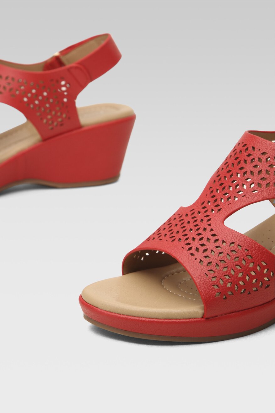 Sandały Clara Barson WSS20509-01 Czerwony