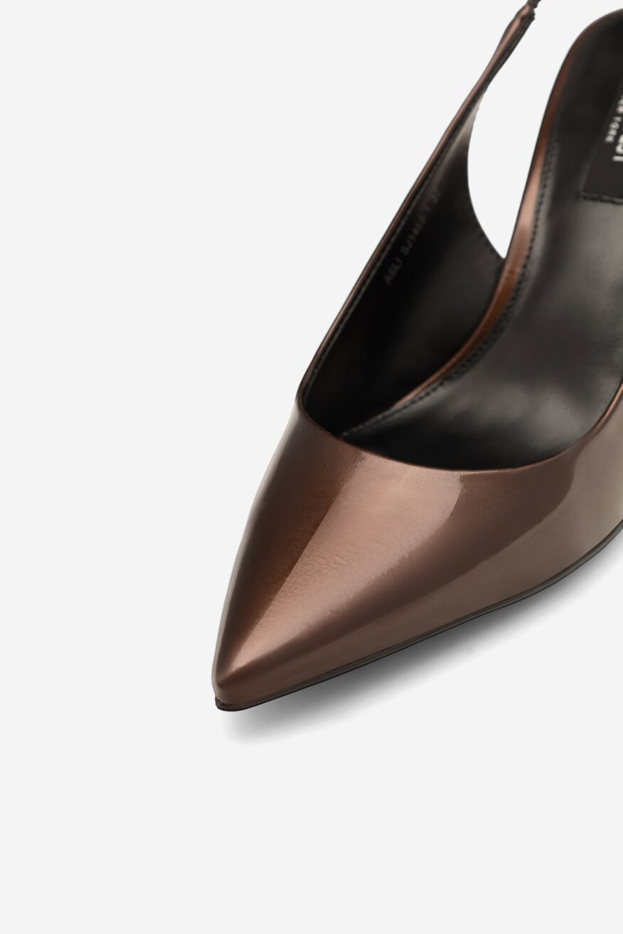 Czółenka NINE WEST ASLI SJ1489-1 Brązowy