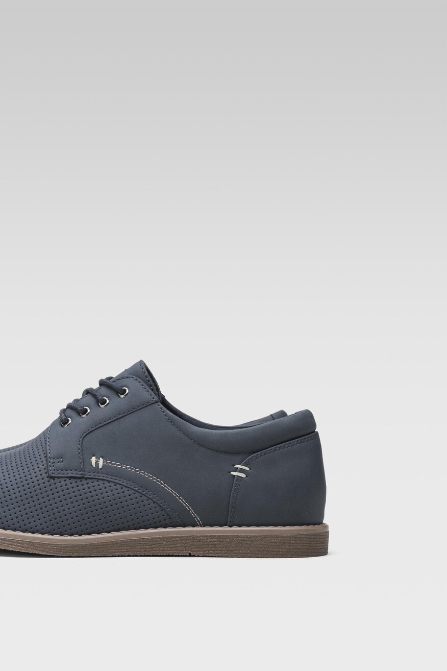 Półbuty Lanetti MYL8486-1 Granatowy