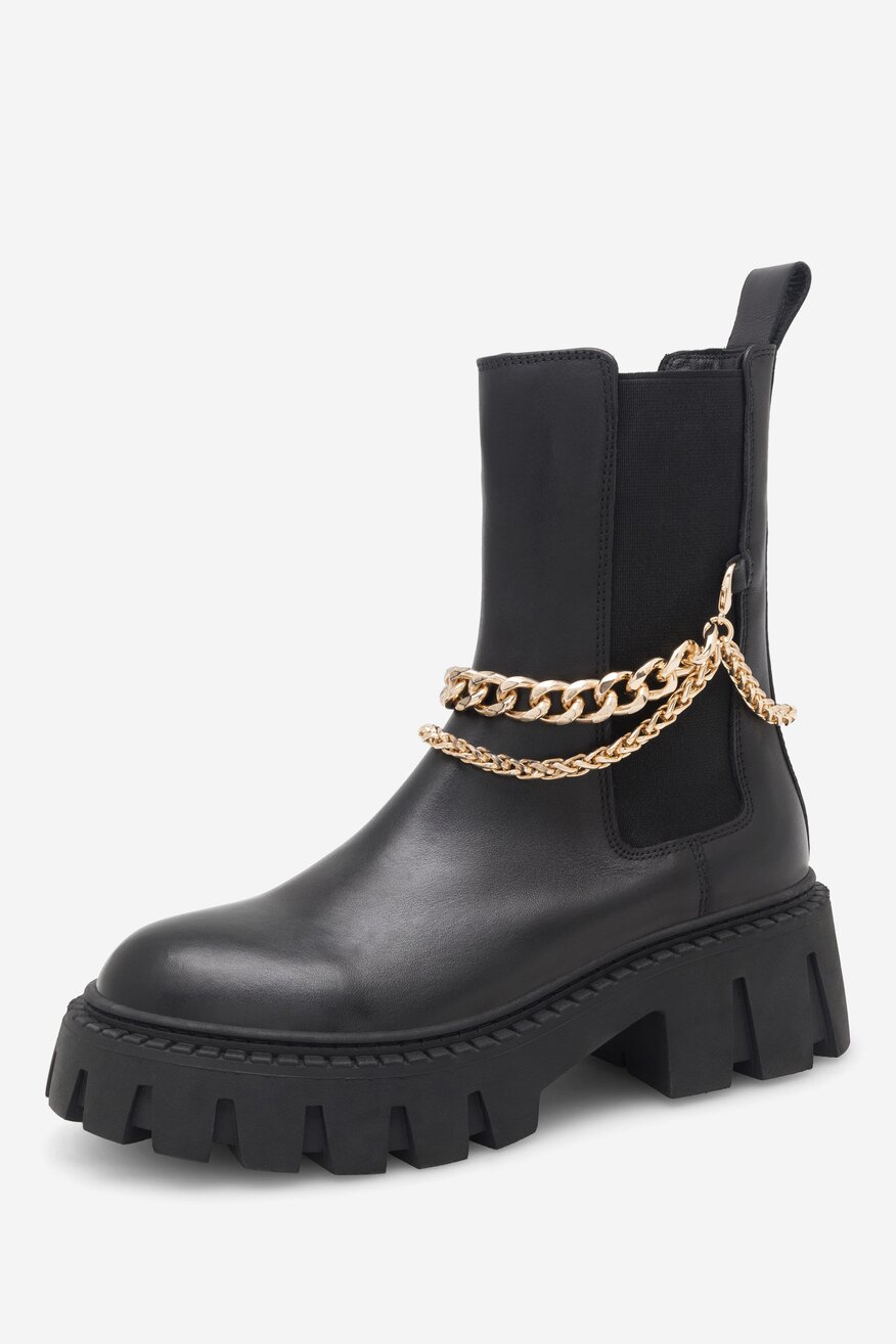 Botki EVA MINGE GANDRA-8320-01-3 Czarny