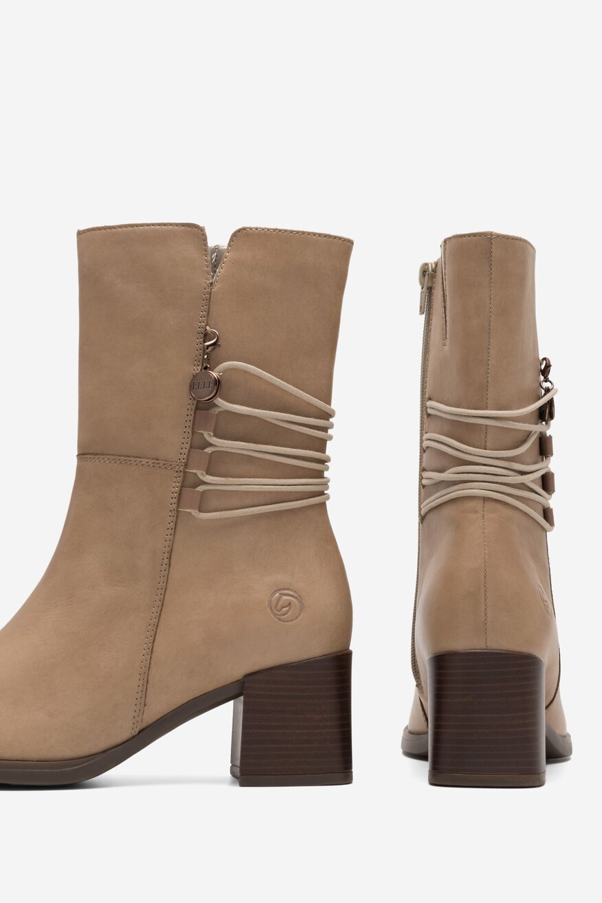 Botki Remonte D0V71-20 Beżowy