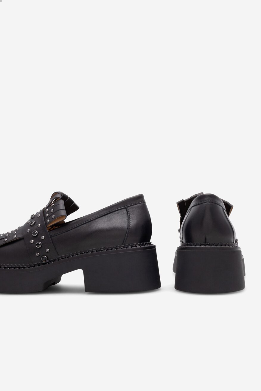 Półbuty EVA MINGE LAGOA-24755 Czarny