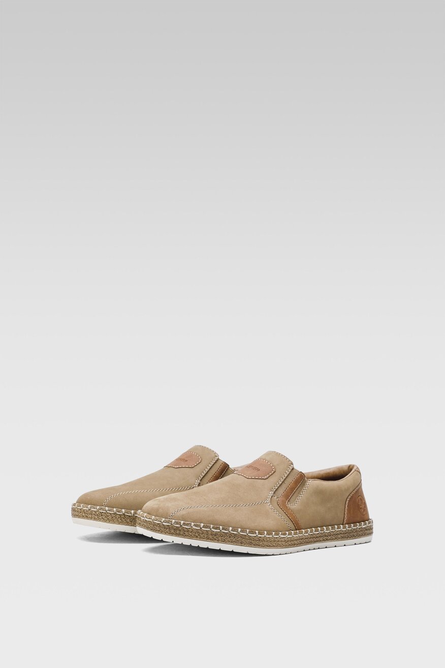 Półbuty Rieker B5273-64 Beżowy ciemny