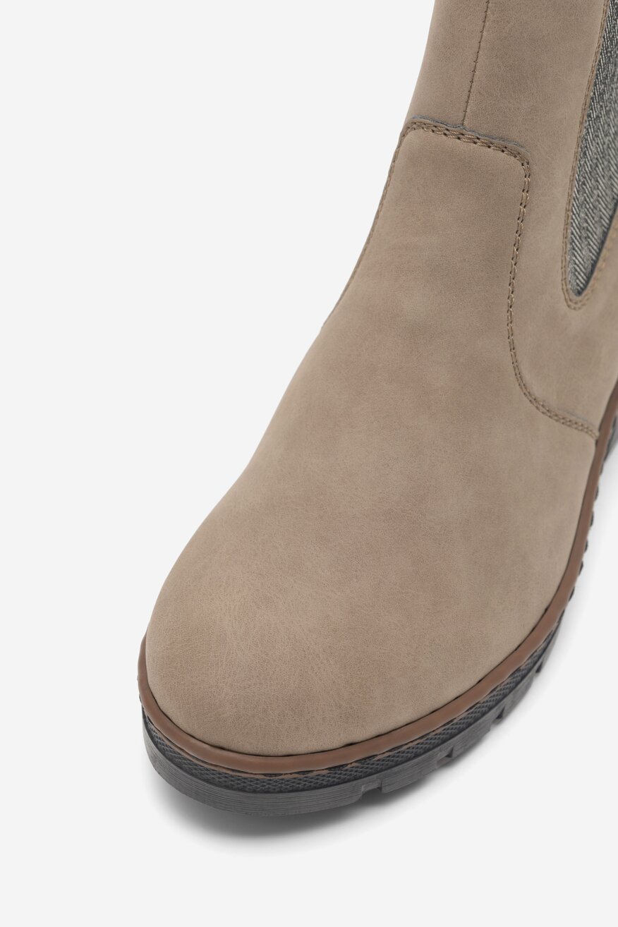 Botki Rieker X9180-64 Beżowy