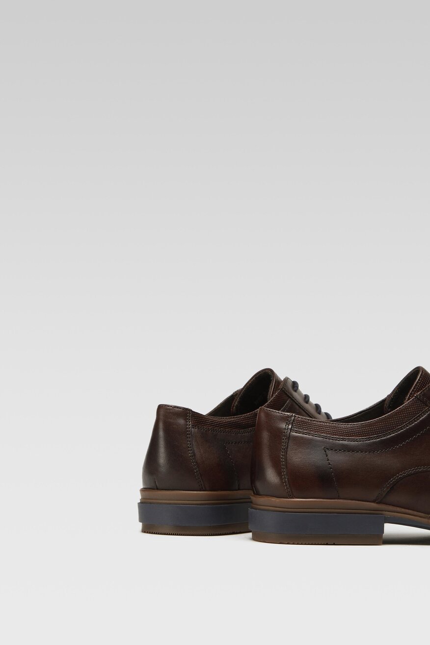Półbuty Lasocki ZAHARY-09 MI07 Brązowy ciemny