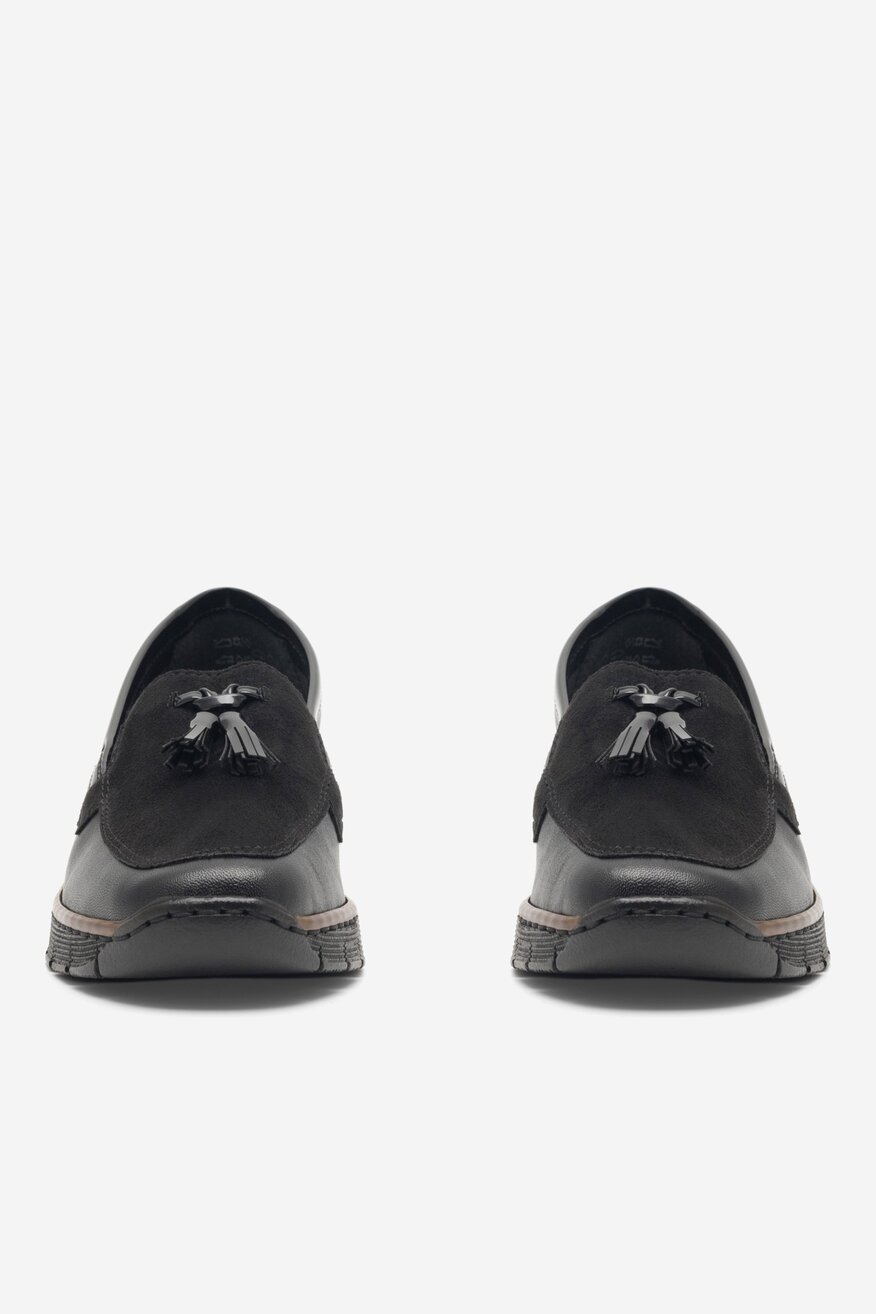 Półbuty Rieker 53771-00 Czarny