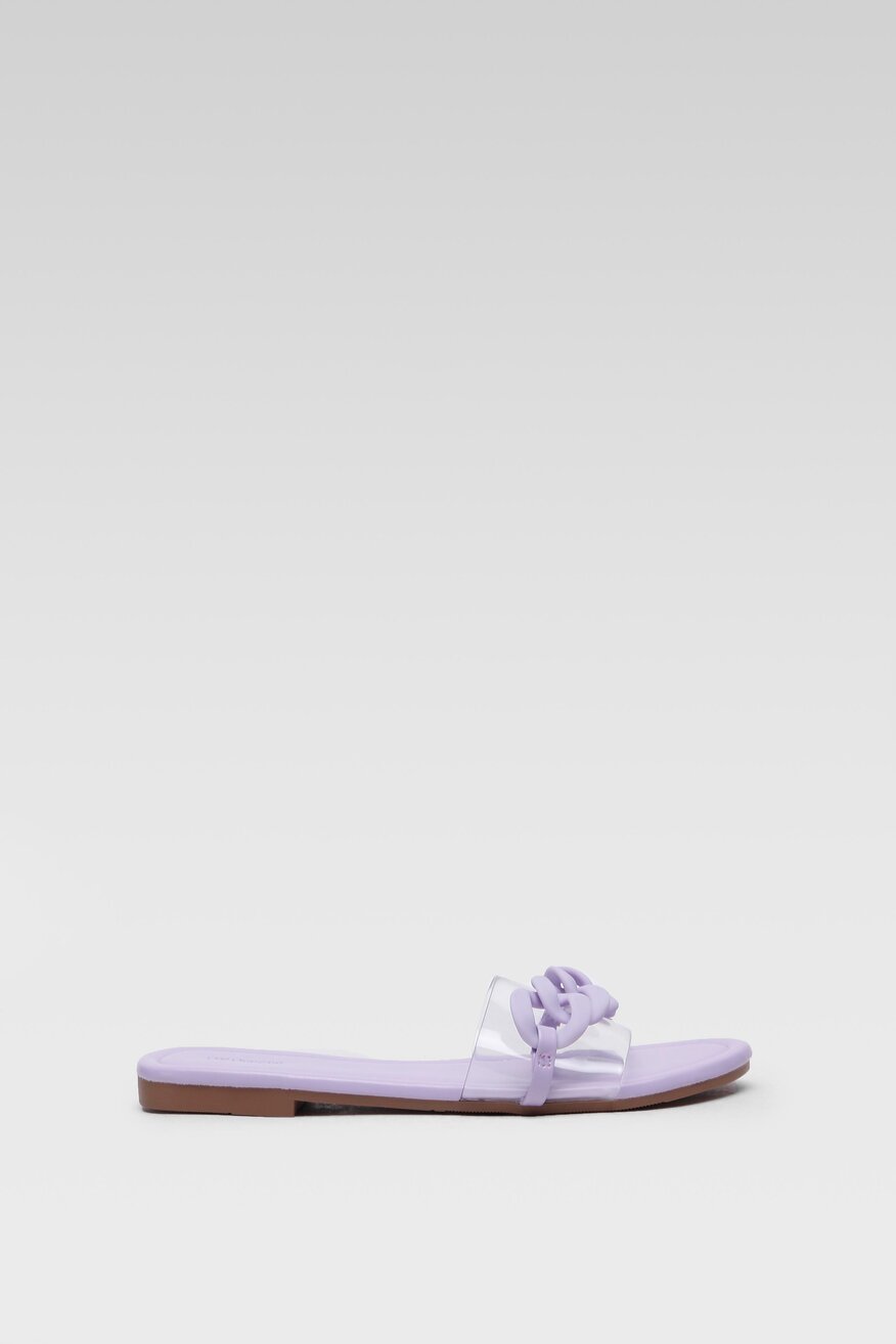 Klapki DeeZee LS5712-03 Fioletowy