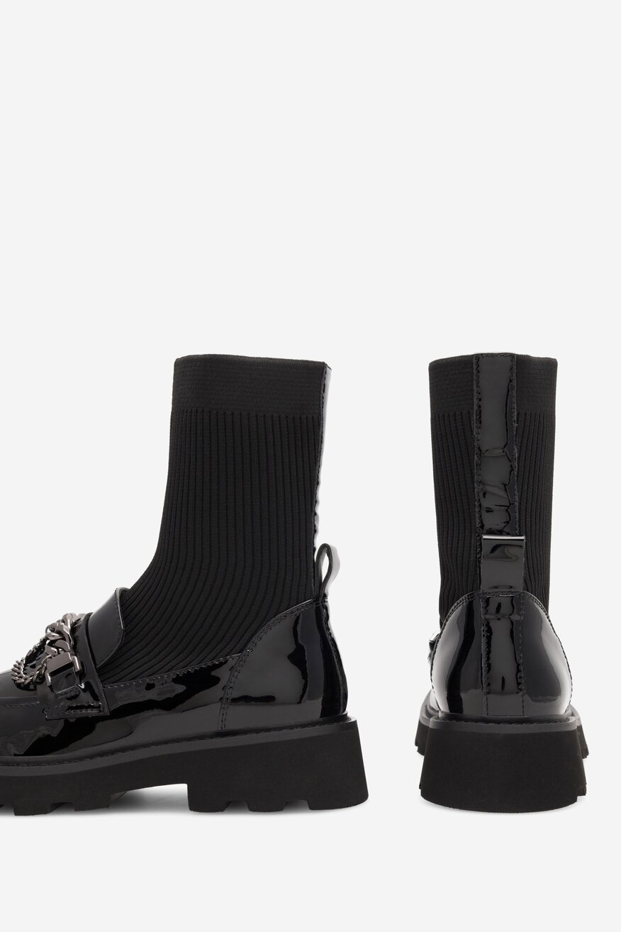 Botki EVA MINGE BACAU-V1063-119-1 Czarny