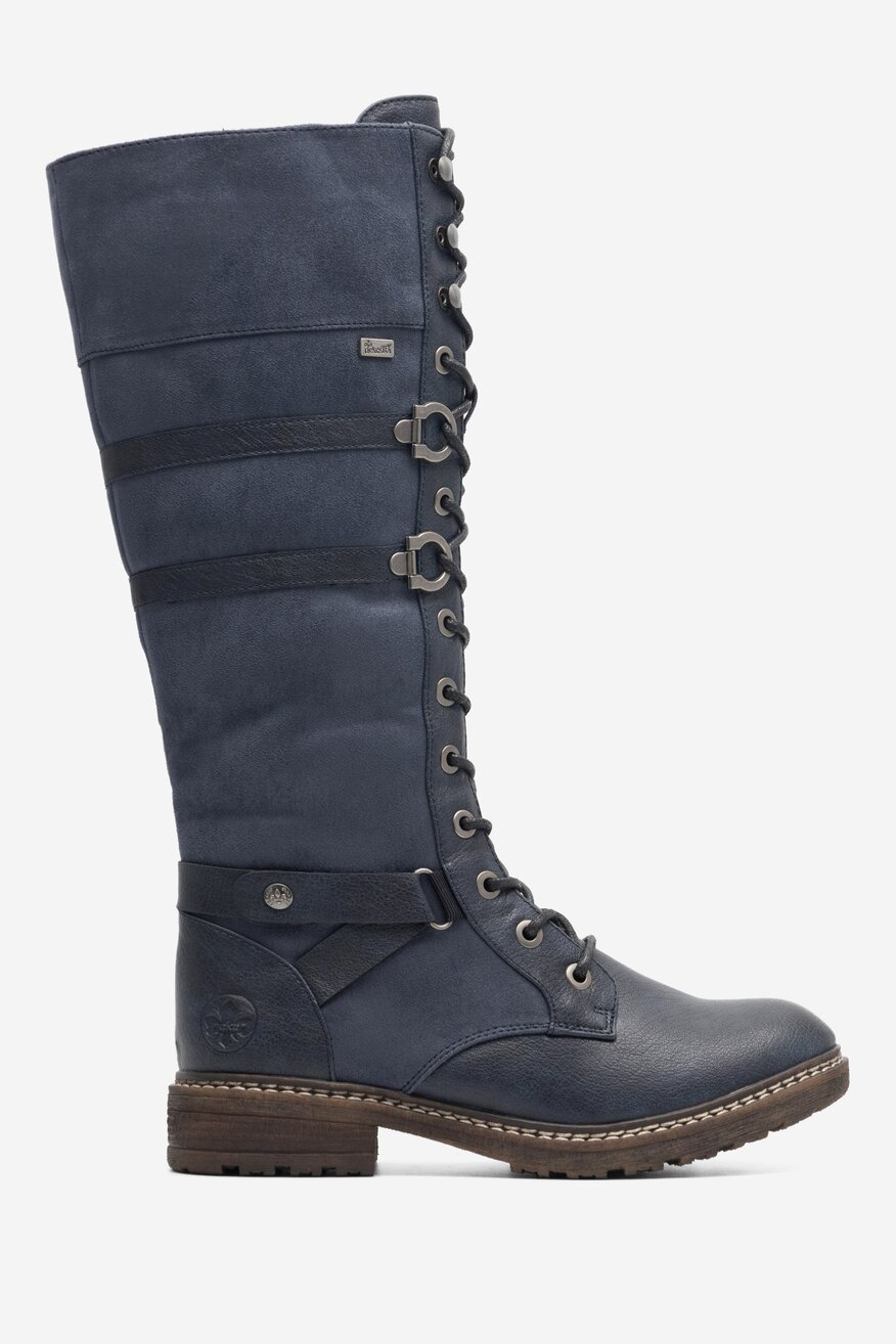 Kozaki Rieker 94732-14 Jeansowy