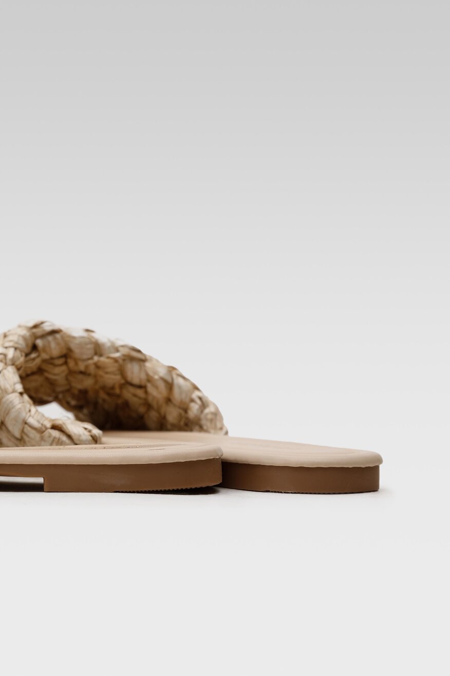 Klapki DeeZee KL-H300-5 Beżowy