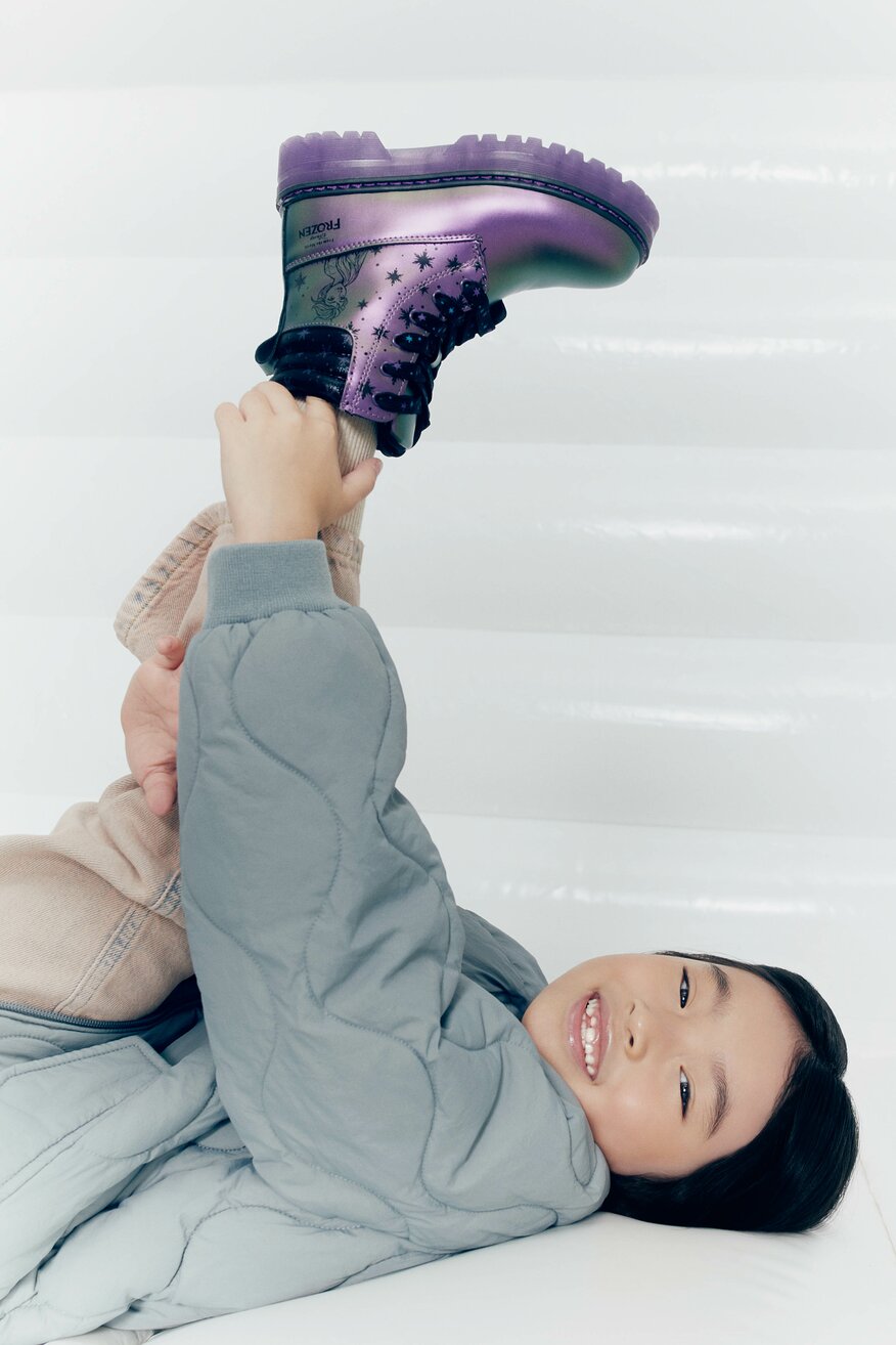 Kozaki Frozen CM-AW22-115DFR Fioletowy