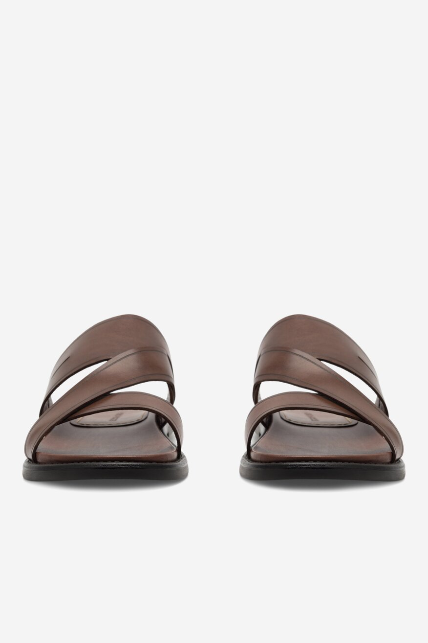 Klapki Gino Rossi MARCELLO-01 MB Brązowy