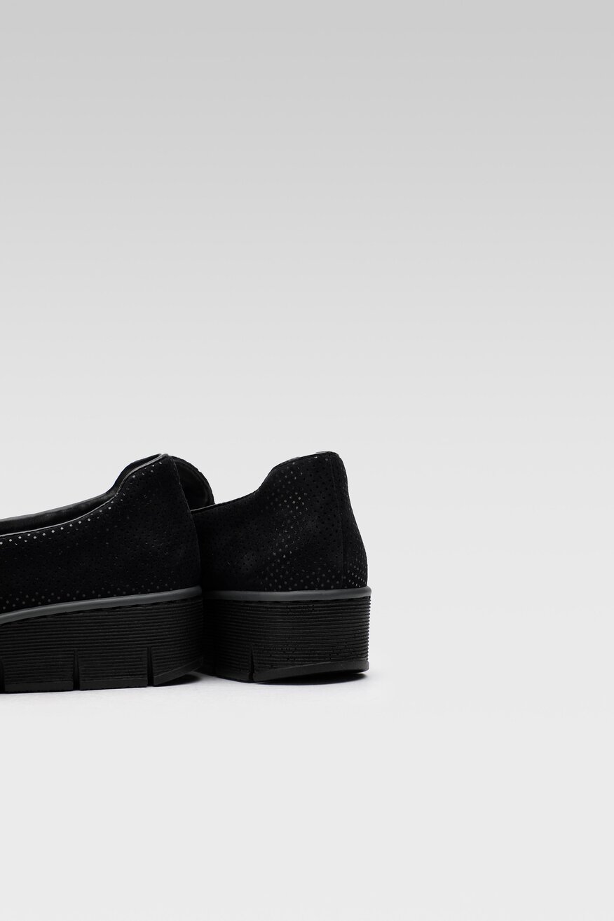 Półbuty Rieker 53766-18 Czarny