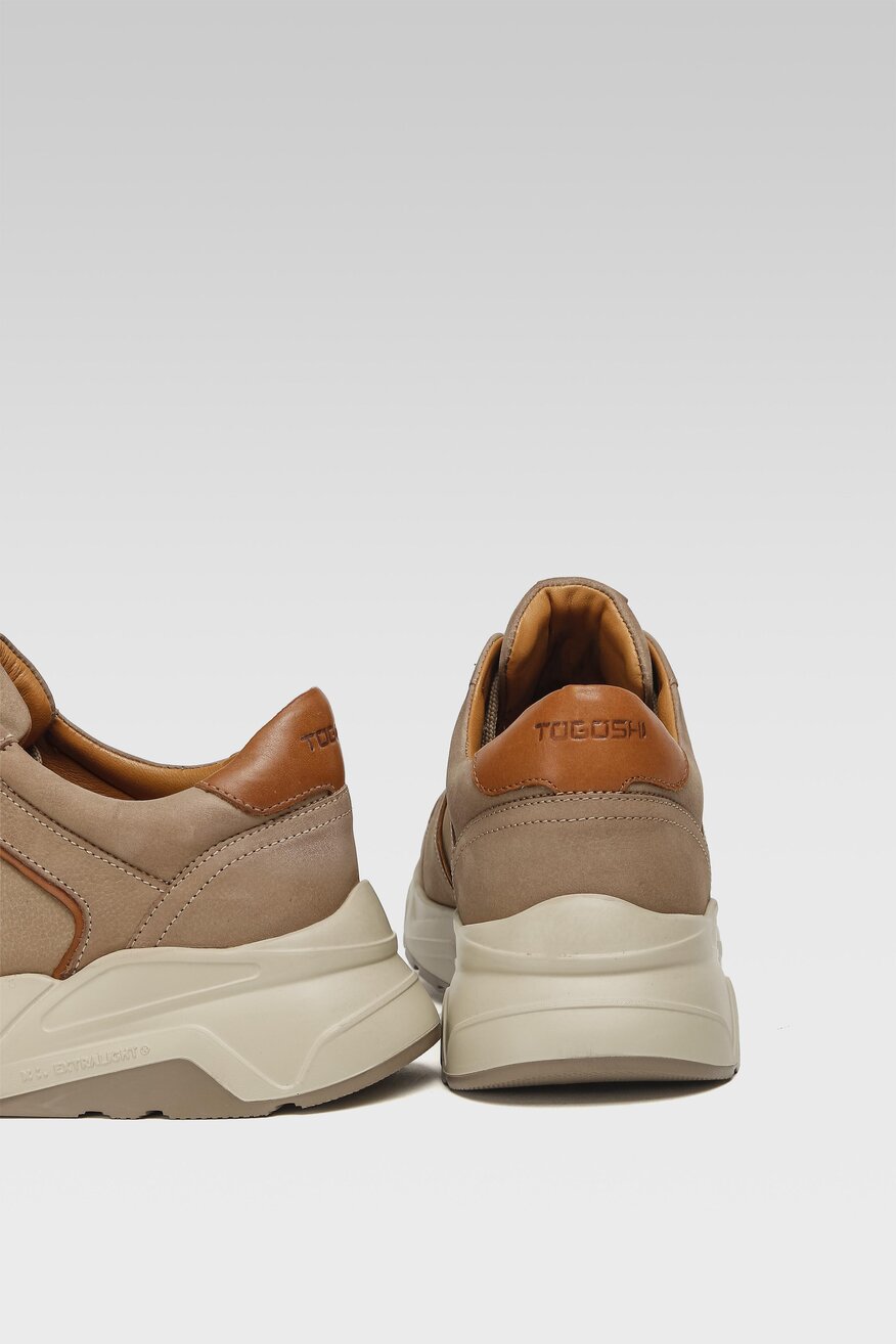 Półbuty Togoshi MI07-B112-A942-01 Beżowy