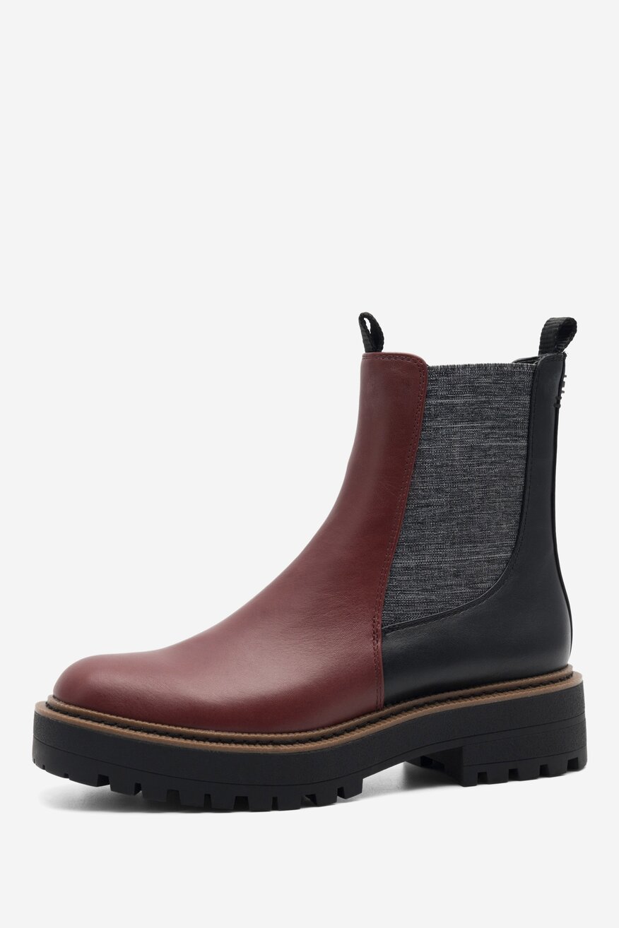 Botki SAM EDELMAN H26805L901 Brązowy ciemny