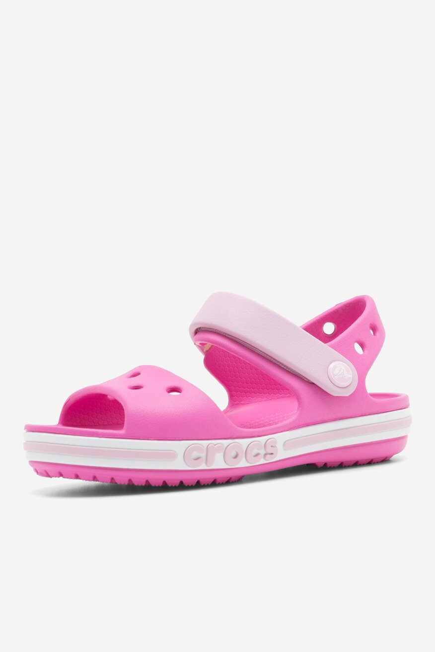 Sandały Crocs BAYABAND SANDAL K 205400-6QQ Różowy