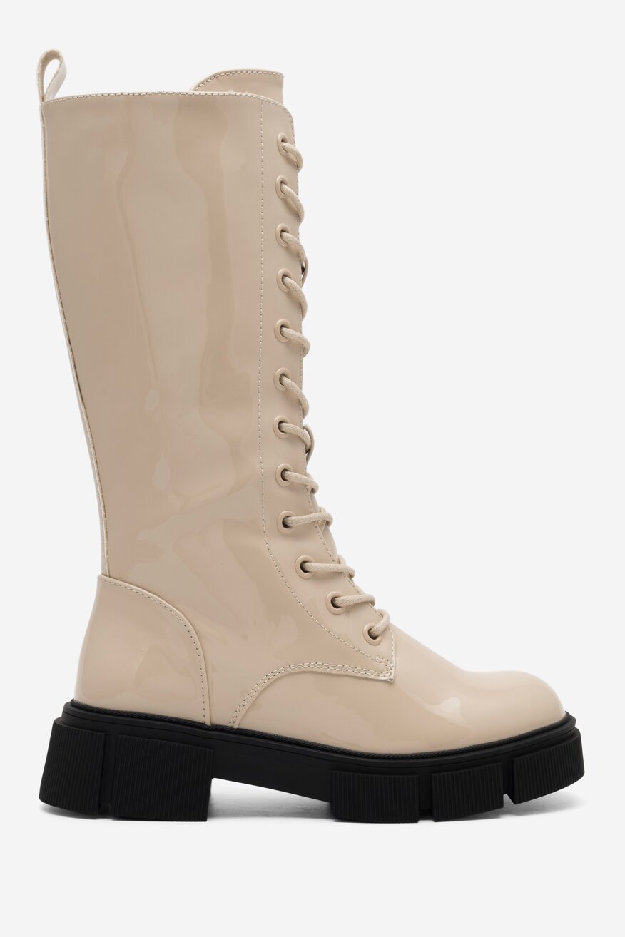 Kozaki DeeZee CS6191-2 Beżowy