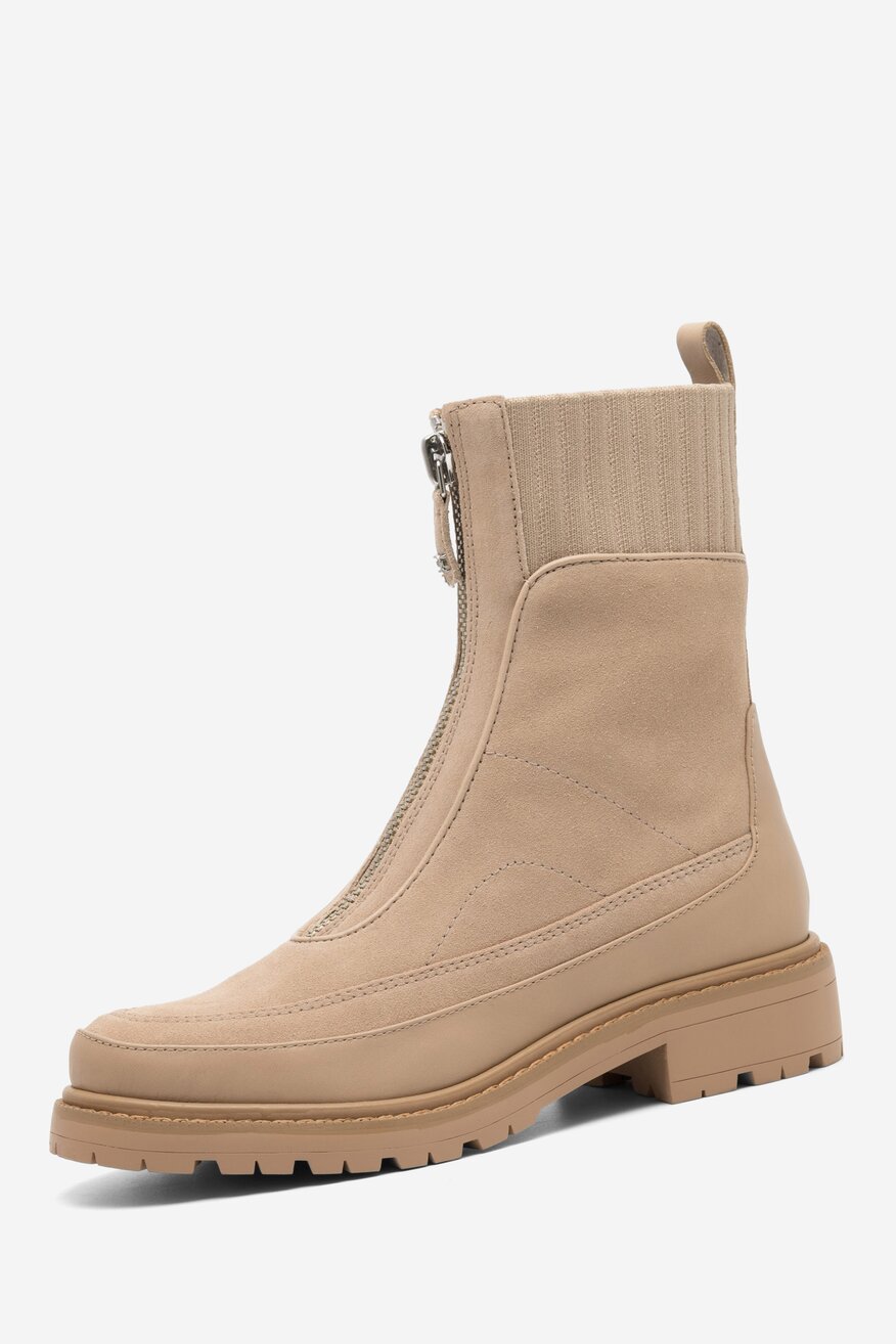 Botki SAM EDELMAN H8018L2250 Kremowy